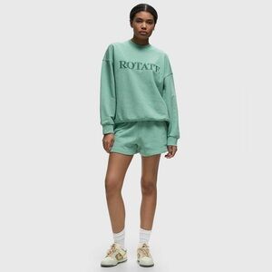 Rotate Birger Christensen Elasticated Shorts Green Casual Shorts M